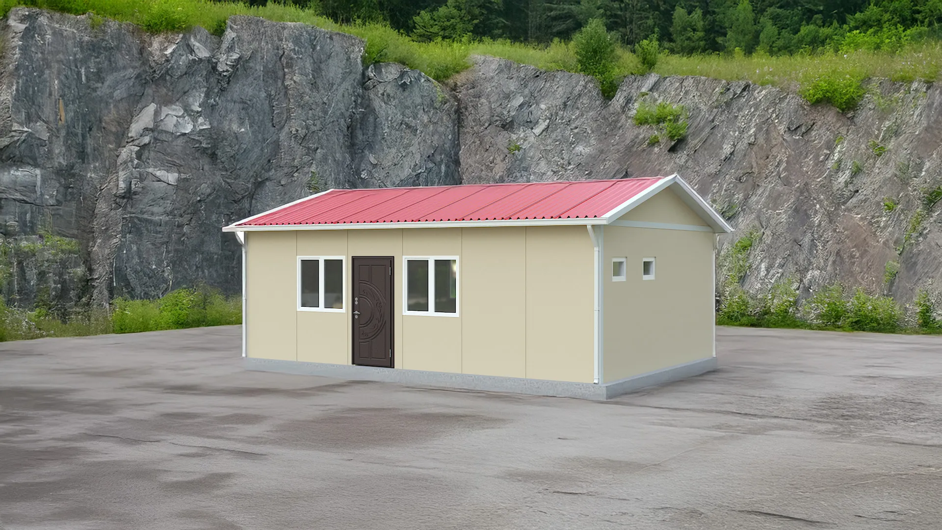 40 m² Prefabrik Ofis