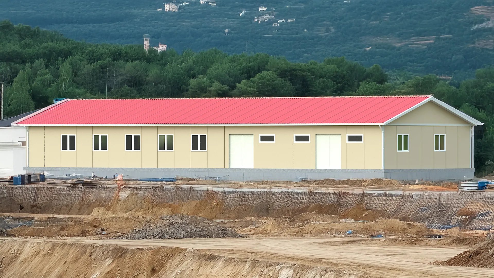 238 m² Prefabrik Yemekhane