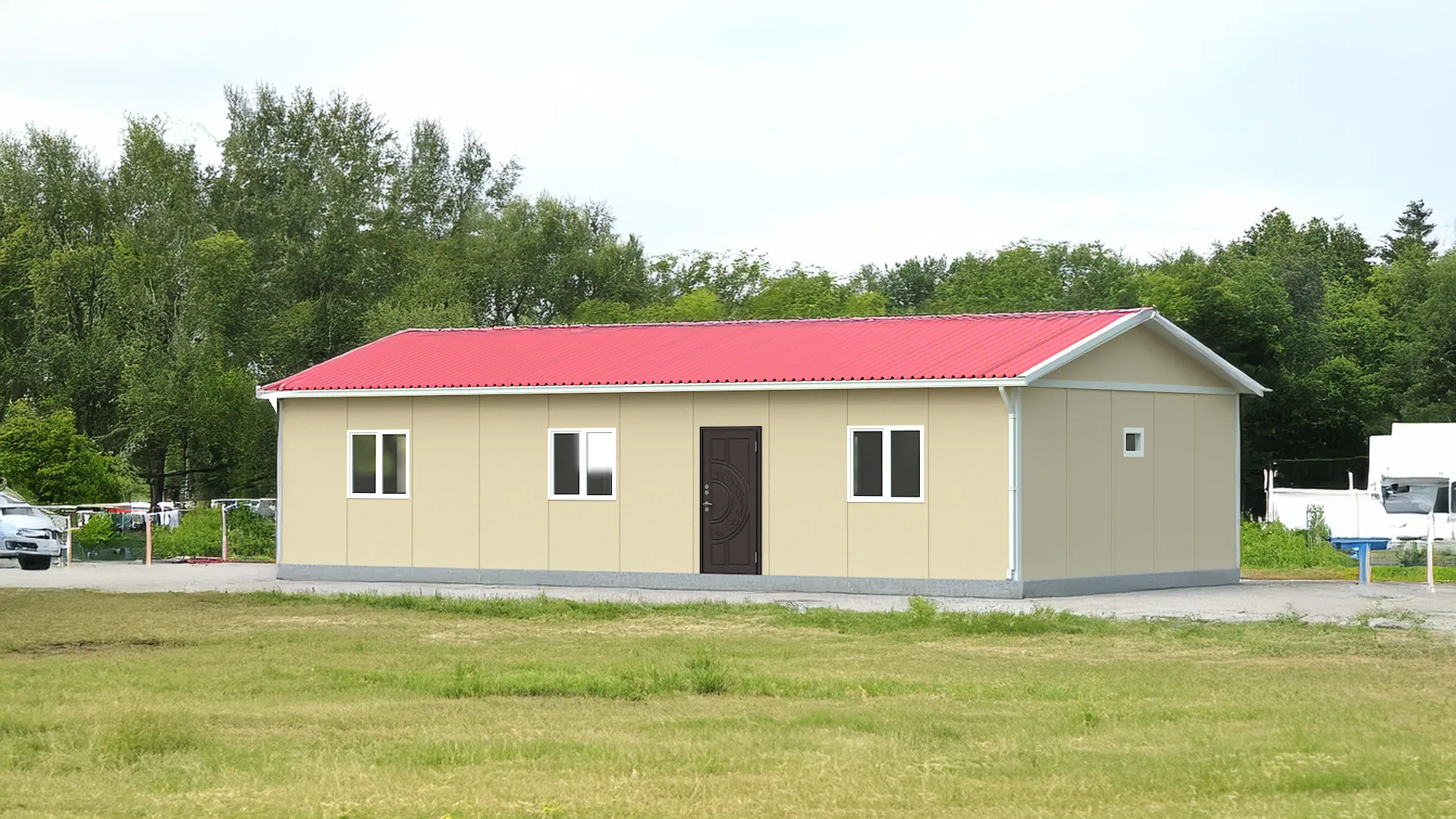 82 m² Prefabrik Ofis