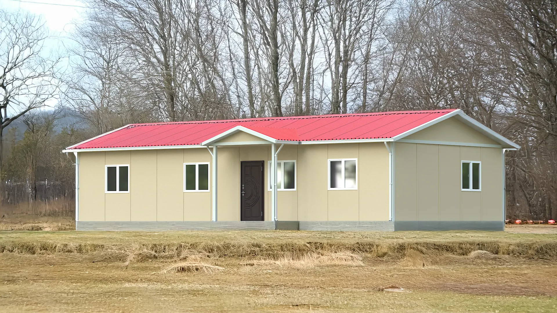 94 m² Prefabrik Ofis