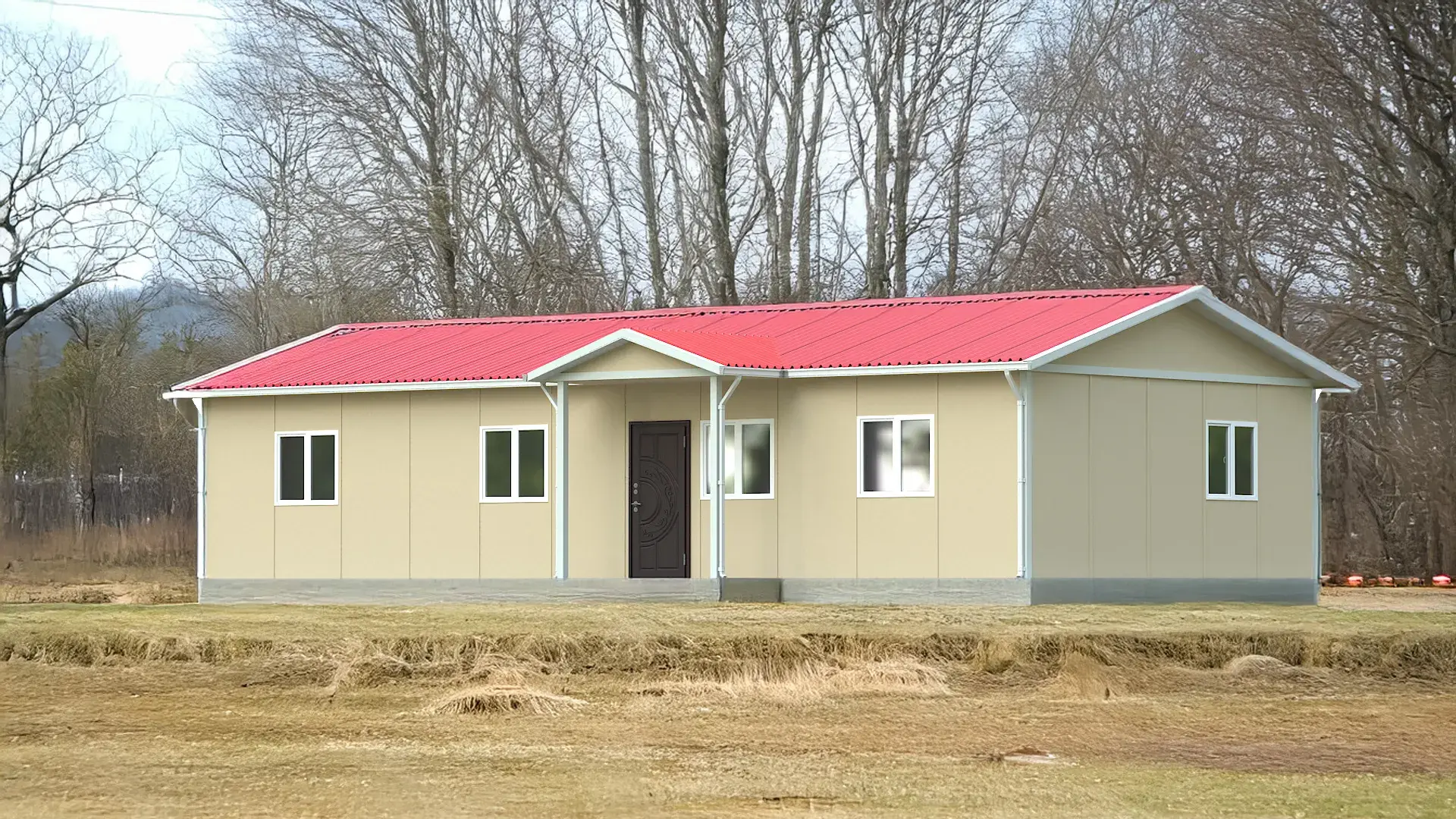 94 m² Prefabrik Ofis