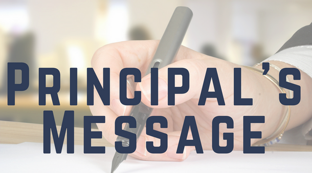 A Message from the Principal