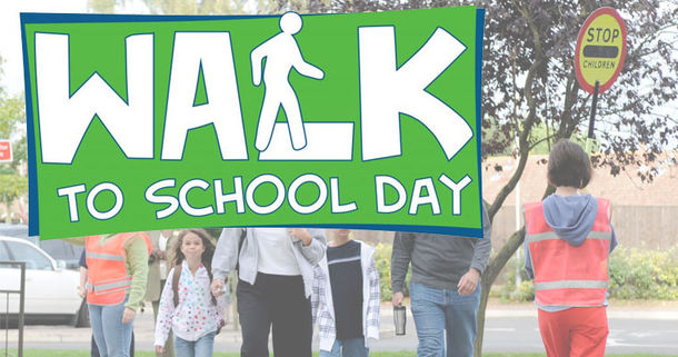 October 4th is Walk to School Day