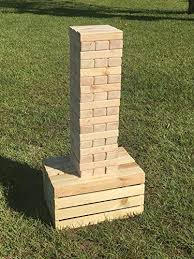 Giant Jenga yard game