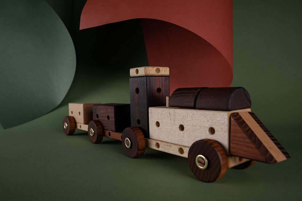 WaldBrief Lokomotive Baukasten