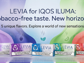 Wholesale supply of the new release: LEVIA tobacco-free sticks with capsules and classic flavors.