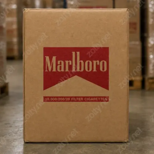Marlboro red duty free master case on wholesale warehouse