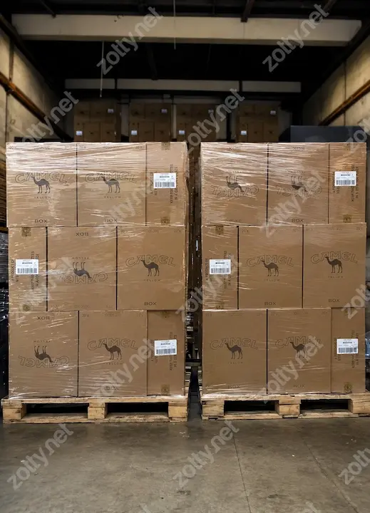 Camel yellow duty free wholesale supply by sea or air direct from warehouse in bulk
