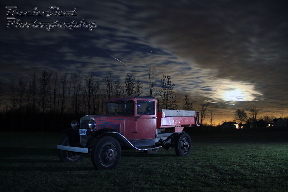 1931 Ford Dump Truck in the moon
