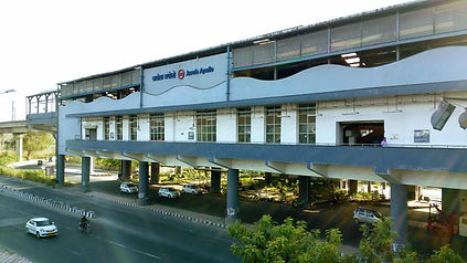 Jasola Metro_Station civil work and painting.jpg