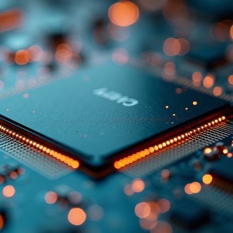 Close-up of GPU circuit board highlighting chip design differences