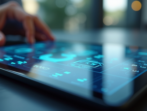 Google's Gemini AI interface on a tablet