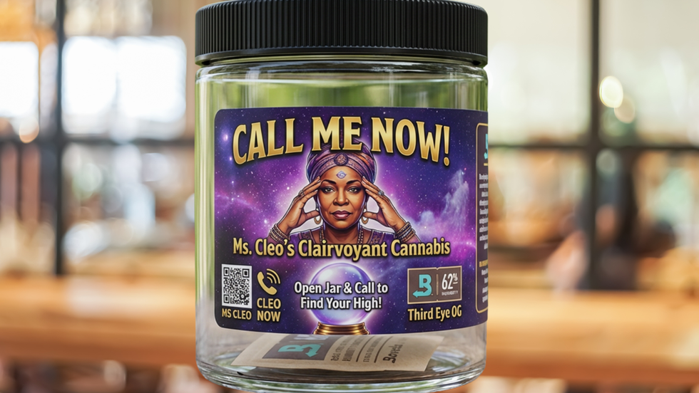Psychic Ms. Cleo Launches Cannabis Brand That Ships Completely Empty, Customers Must Call Her to Find Out How High They Are