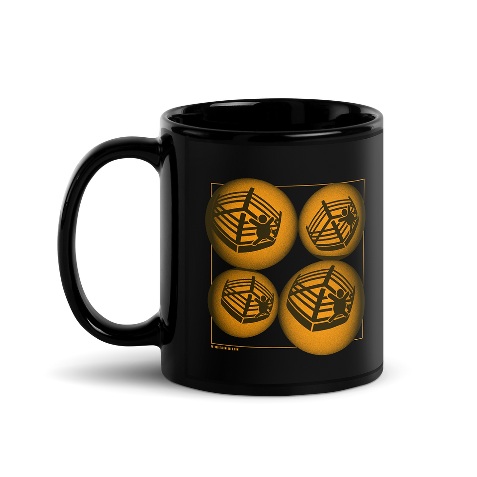 Thumbnail: Wedge Balls Black Mug