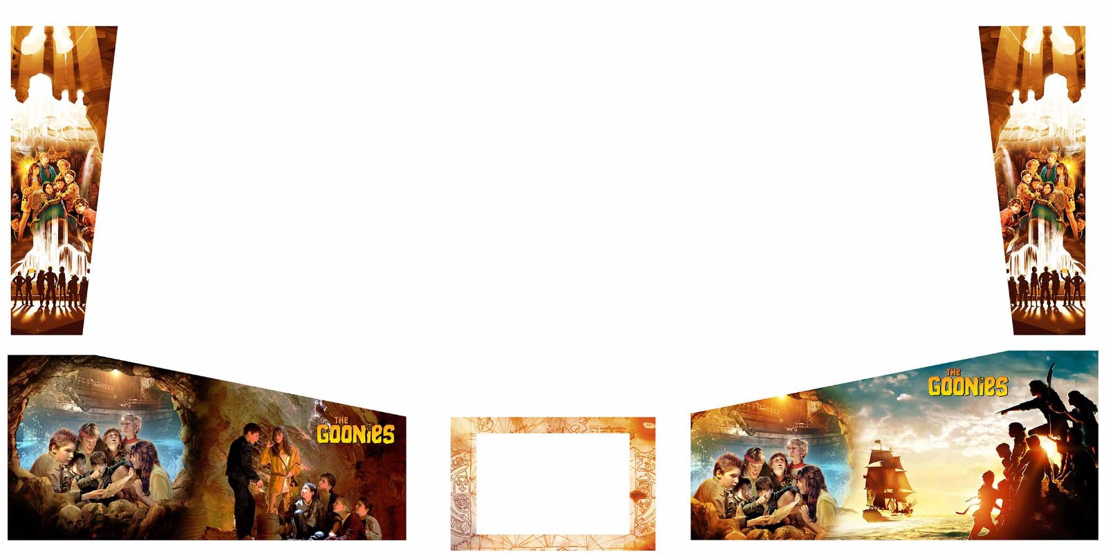 The Goonies pinball graphics