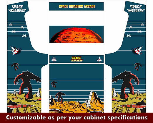 Space Invaders v1 Art & Vinyl | Arcade Graphics