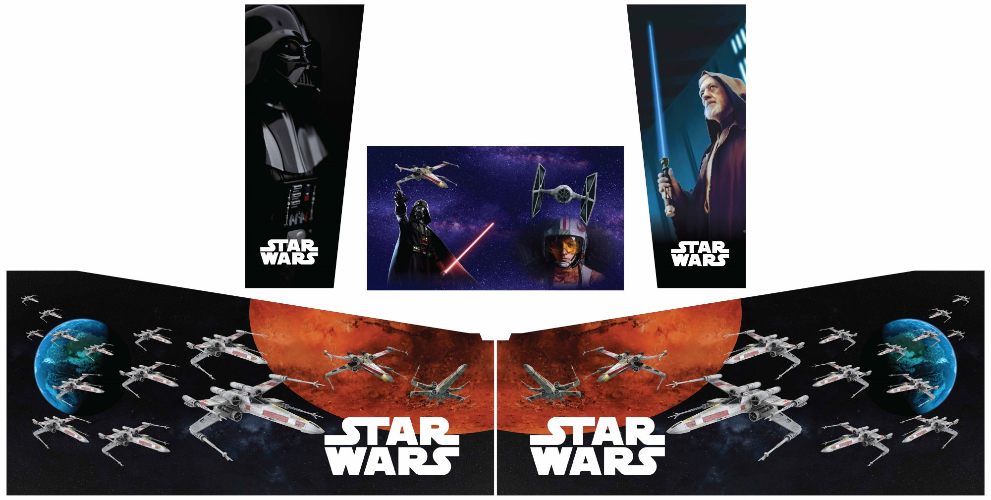 Star wars pinball art