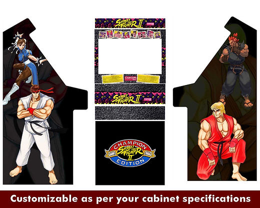 Street Fighter 2 v1 Art & Vinyl | Arcade Graphics