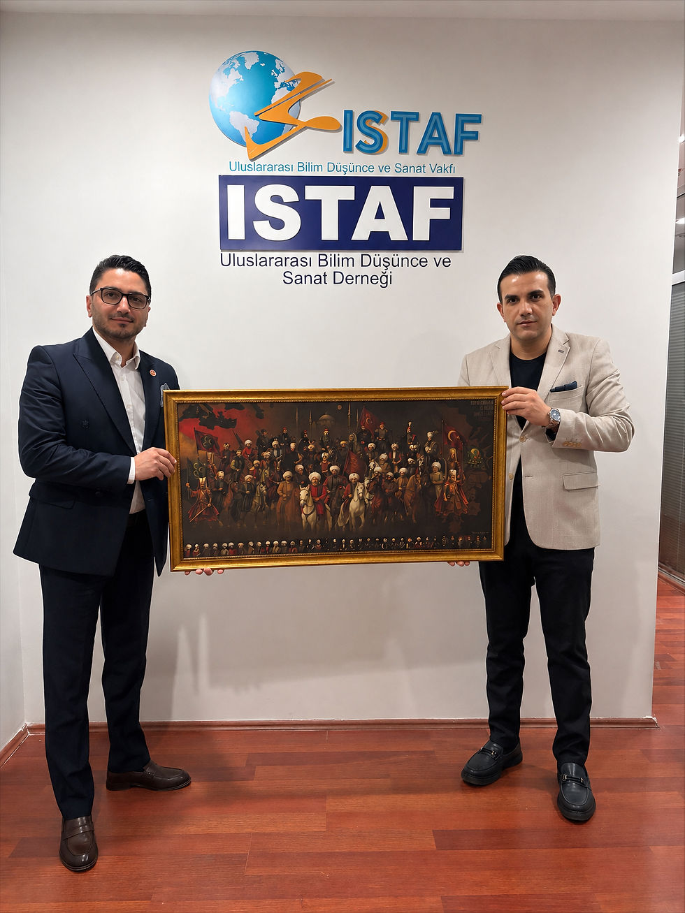 Onur Kılıç ve ISTAF Başkanı Yakup Yılmaz