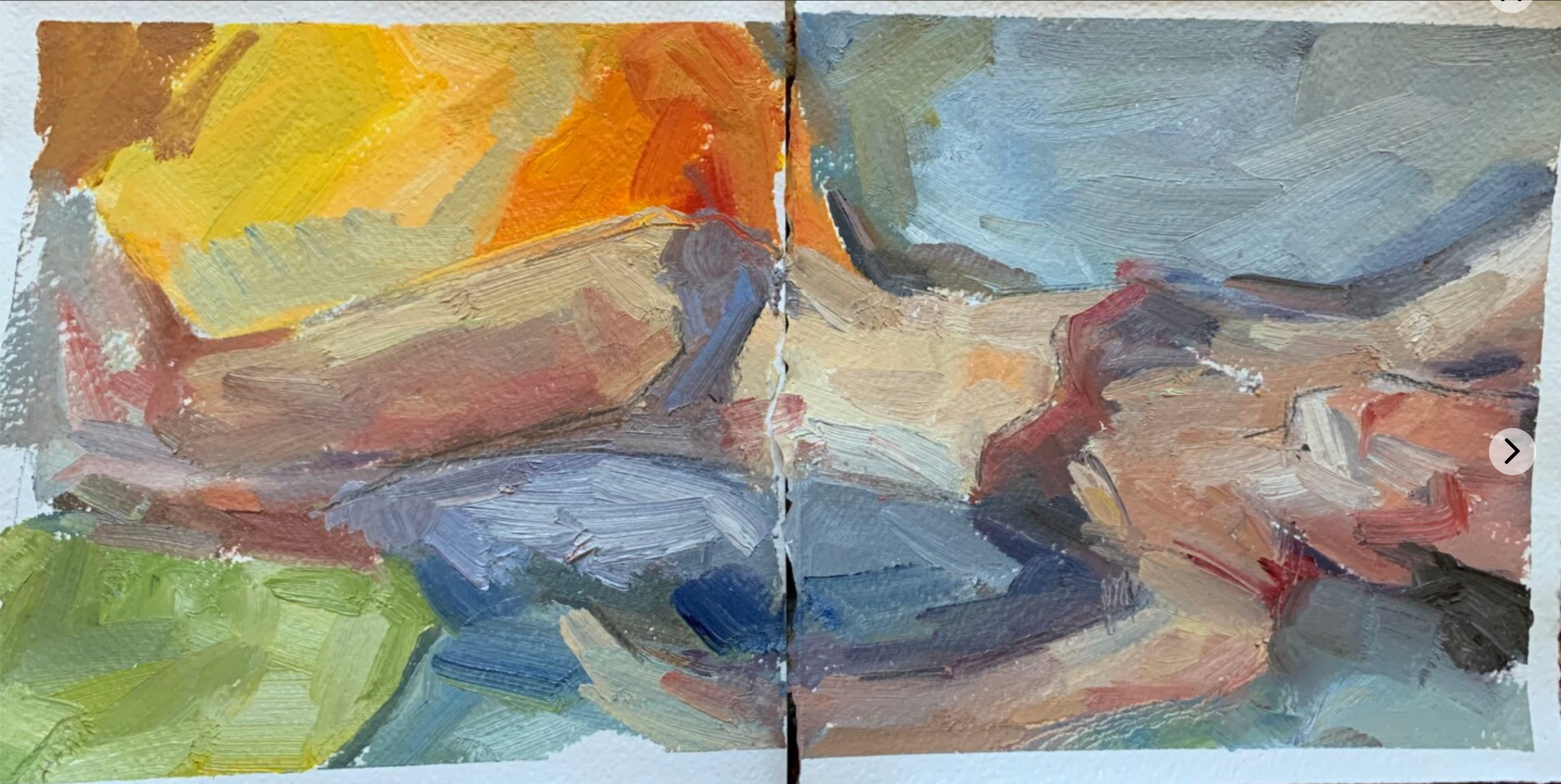 יקטרינה בלוחינה I LYING IN BLUE (DIPTYCH)