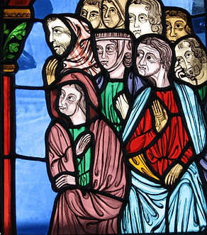 Copie d'original - la prédication de St Chéron - Création BDN Vitraux