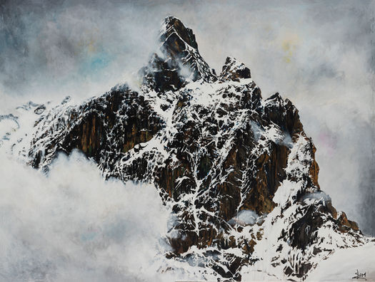 La Meije, La Grave.
Peinture Acrylique,
Samantha NICOLAS,
Artiste Peintre naturaliste française.
Sommet emblématique Alpes Française, Hautes Alpes
