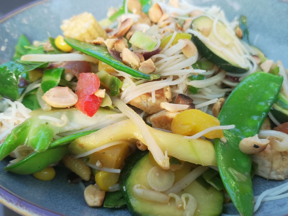 Vegetable & Tofu Peanut Satay Stir Fry Recipe