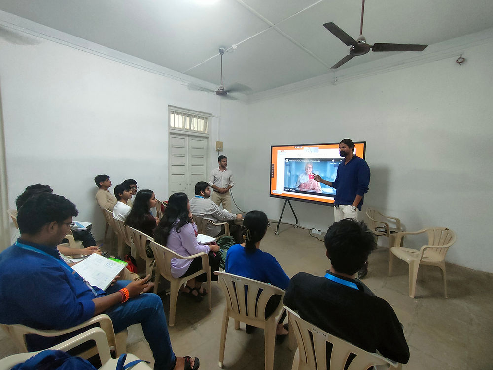 class room at left angle hub