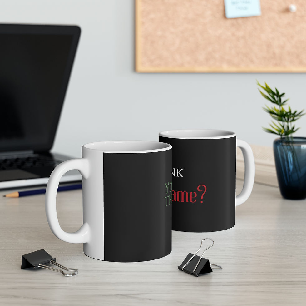 Thumbnail: "You think this is a Game?" Ceramic Mug, 11oz