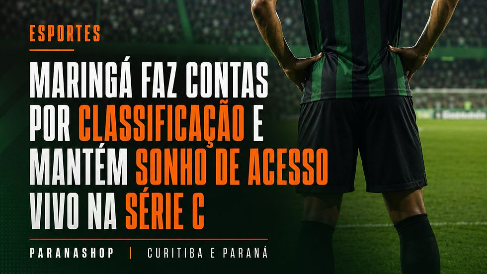 Maringá faz contas por classificação e mantém sonho de acesso vivo na Série C