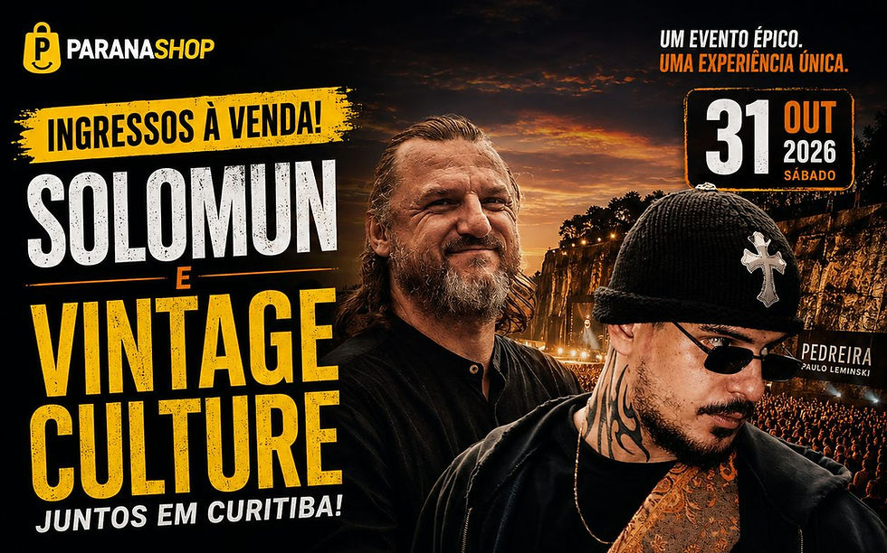 Show de música eletrônica na Pedreira Paulo Leminski com DJs Solomun e Vintage Culture em Curitiba
