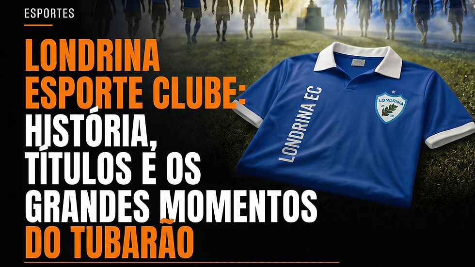 Londrina Esporte Clube: história, títulos e os grandes momentos do Tubarão