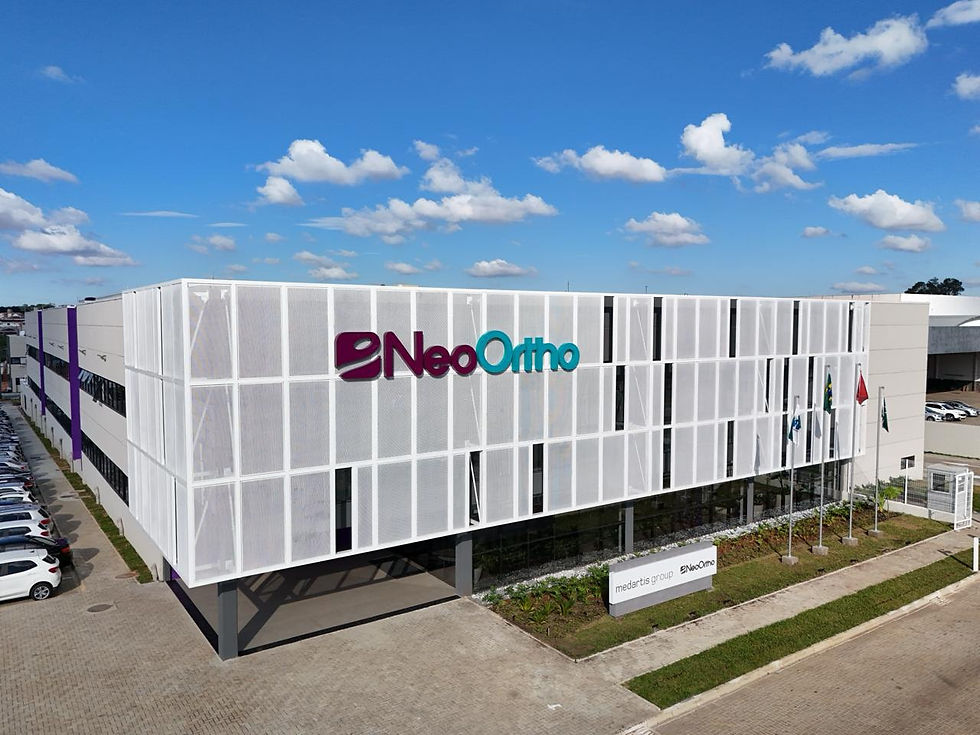 Nova fábrica da NeoOrtho em Curitiba vai ampliar produção de implantes ortopédicos