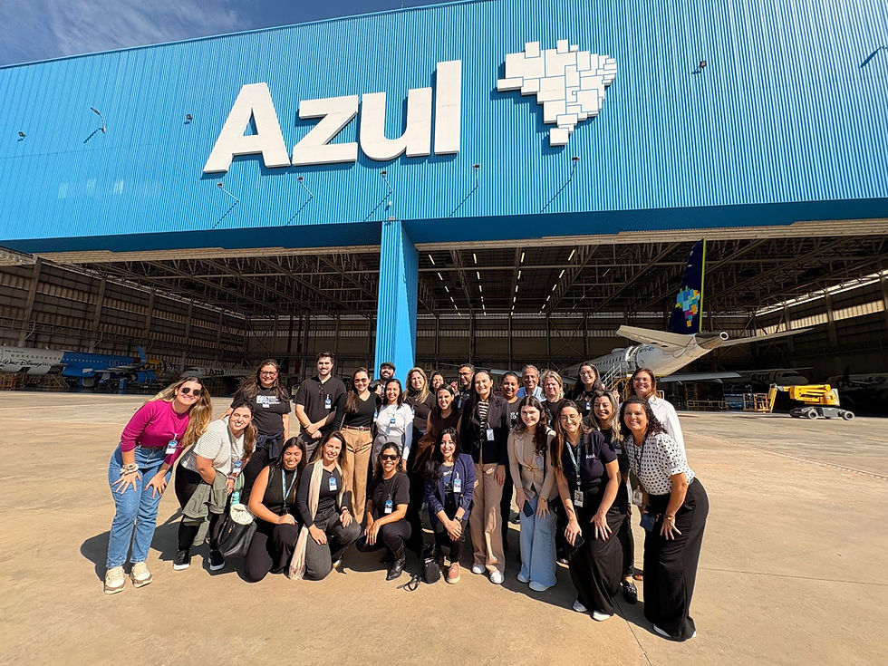 Representantes do Curitiba Convention participam de encontro estratégico com Azul e Unedestinos no aeroporto de Viracopos