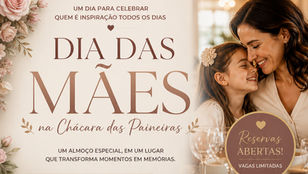 Buffet completo de Dia das Mães na Chácara das Paineiras em Curitiba com pratos variados, massas, carnes e culinária árabe