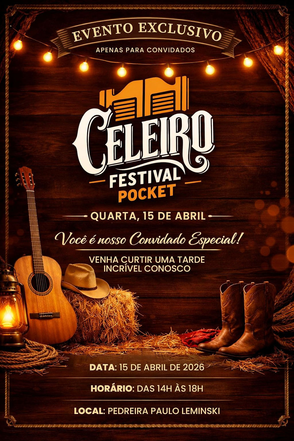 Celeiro Festival Curitiba com shows sertanejos e churrasco premium na Pedreira Paulo Leminski