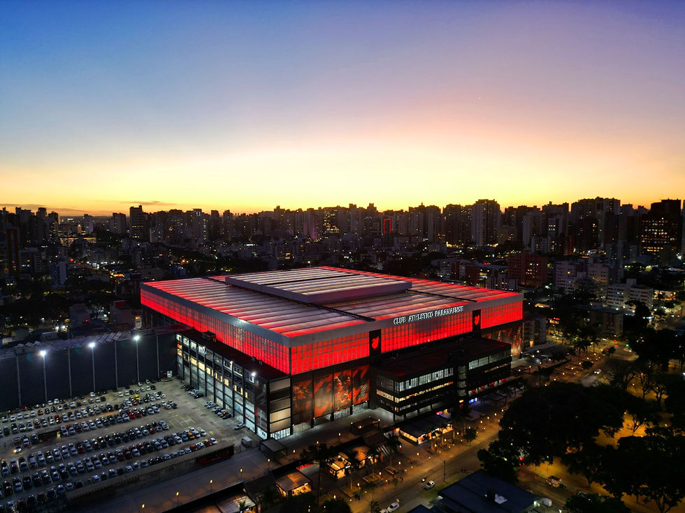 O evento será realizado em 3 de outubro, na Arena da Baixada, com opções de ingressos para Arquibancada Superior, Arquibancada Inferior e Área VIP Crédito: Duda Matoso/Athletico Paranaense