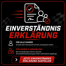 Fahrer Registrierung und EinverstƤndniserklƤrung - Kart fahren Kinder