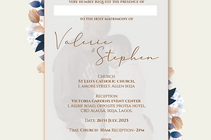 Valerie weds Stephen