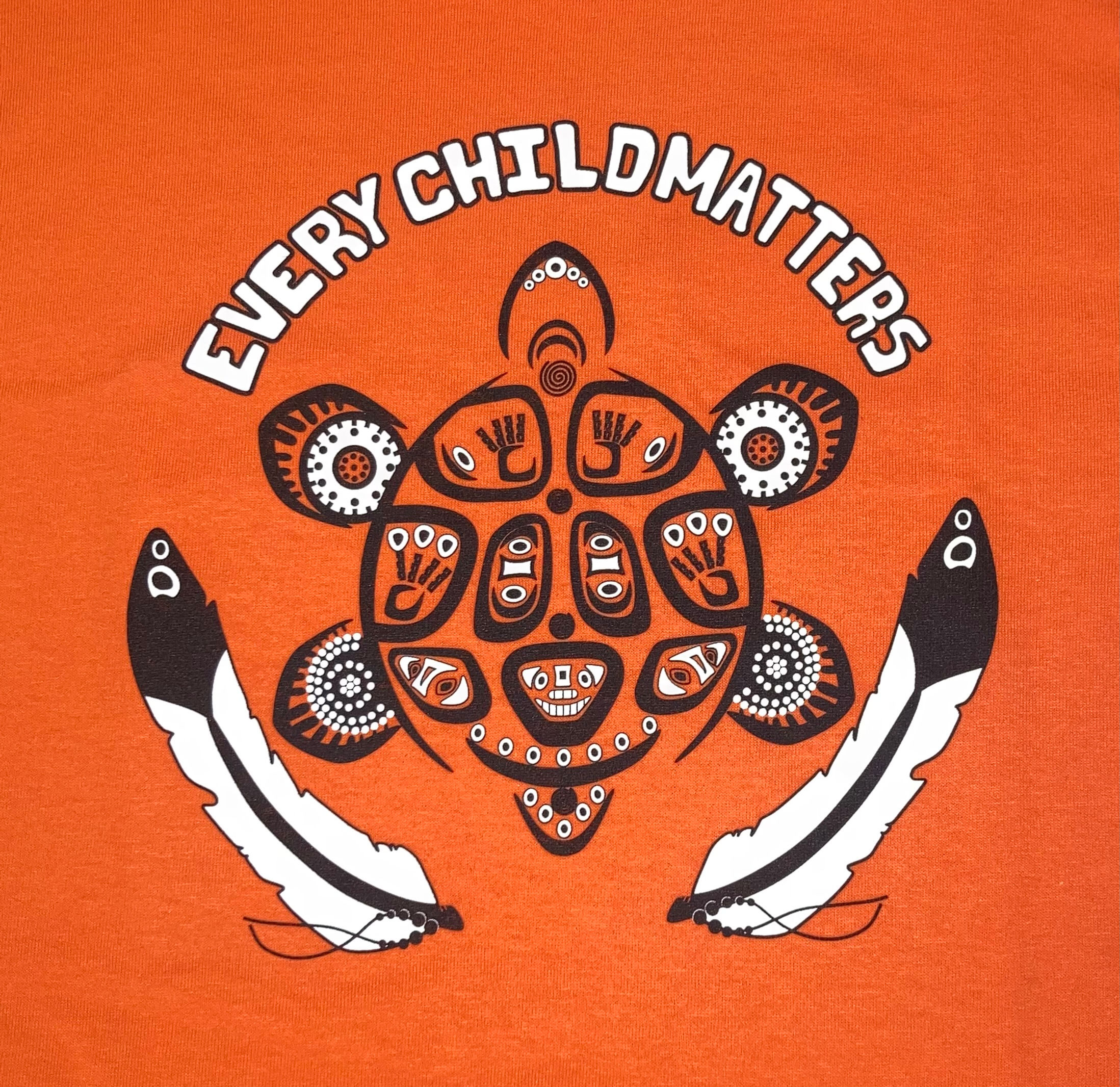 "Turtle & Feathers" Every Child Matters T-Shirt