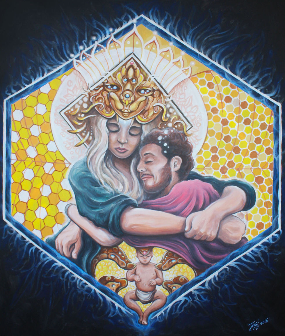 'Hold Your Own' Original Canvas