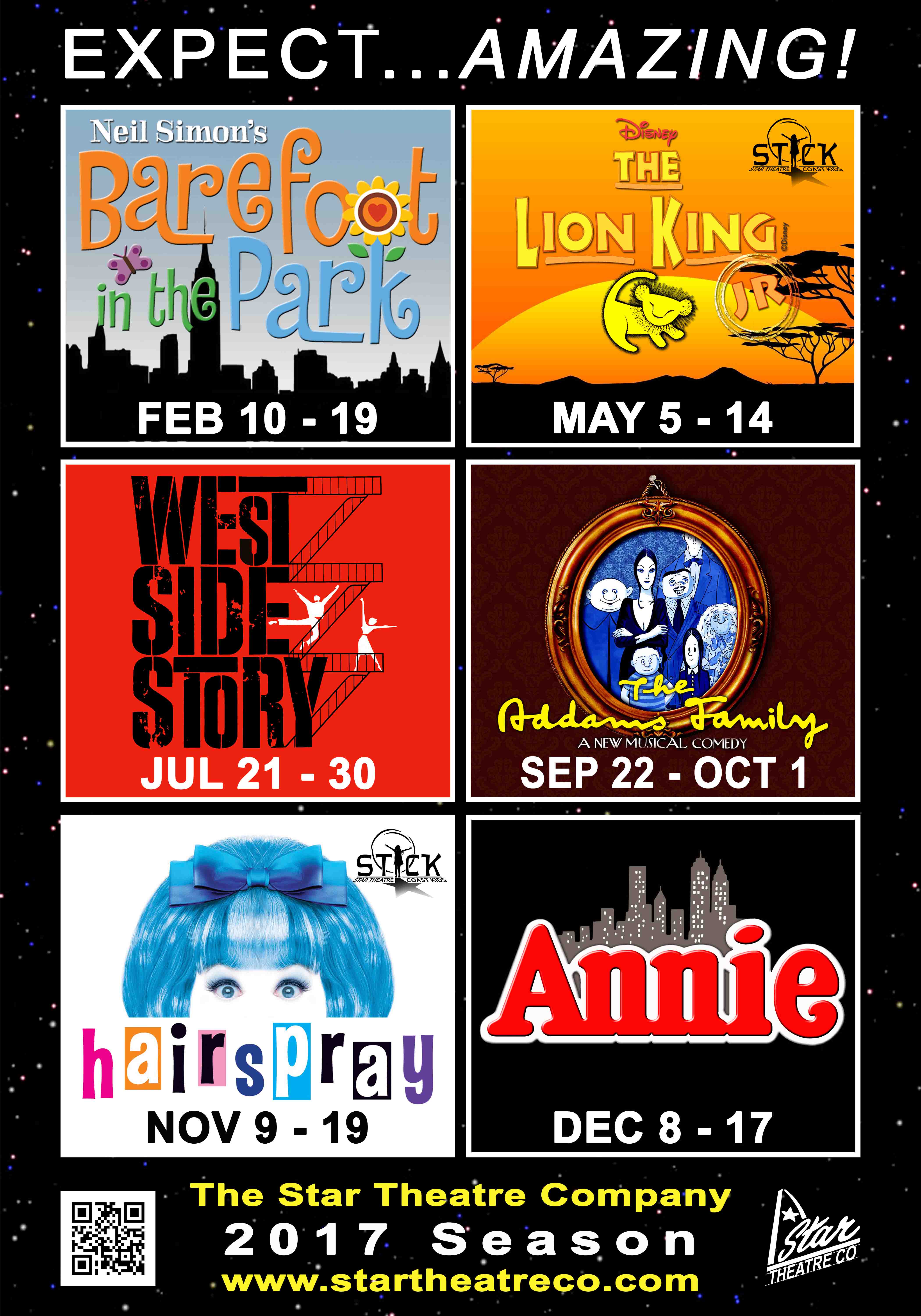 Star Theatre 2017 Shows!