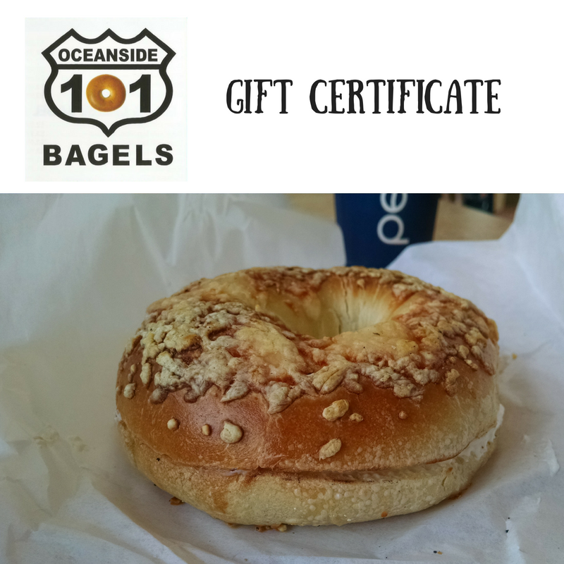 101 Bagels Gift Certificates!