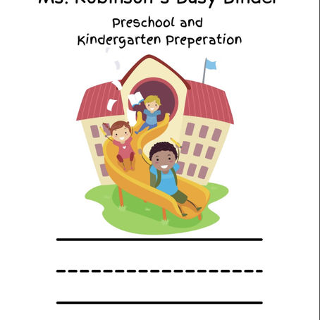 Preschool & Kindergarten Busy Binders