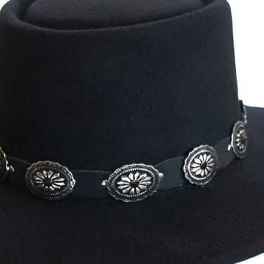 Thumbnail: Black Faux Felt Western Cowboy Hat Juan