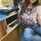 Thumbnail: TIE-DYED CROPPED COTTON TEE