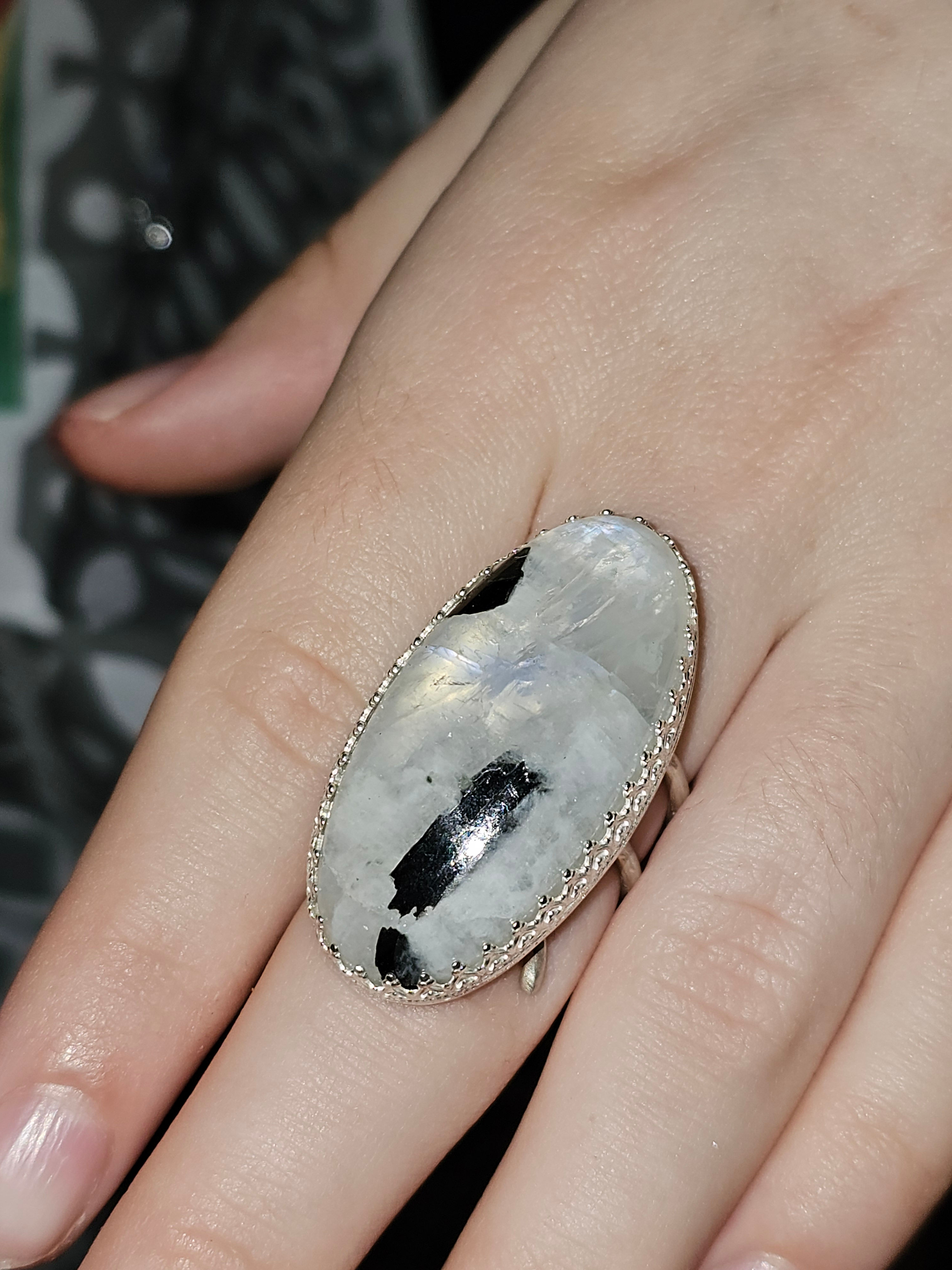 Custom made Moonstone Ring