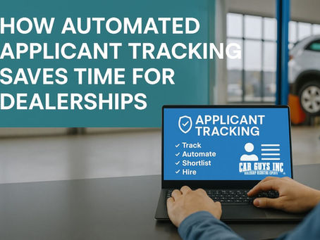 Automated Applicant Tracking for Dealerships