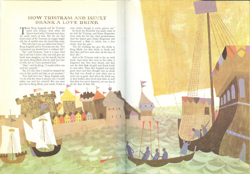 "The Golden Treasury of Myths and Legends" Anne Terry White, Alice and Martin Provensen, 1959