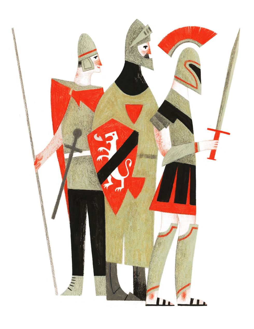 Celtic, English, and Roman Soldier